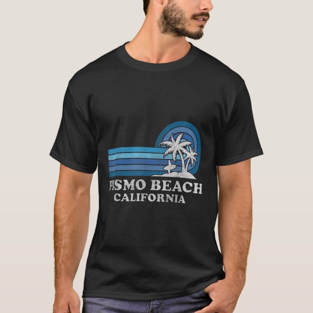 Camiseta Pismo Beach California Family Summer Vacation Vint (Frente)
