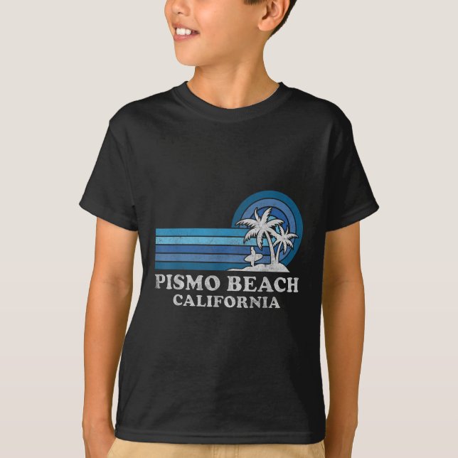 Camiseta Pismo Beach California Family Summer Vacation Vint (Frente)
