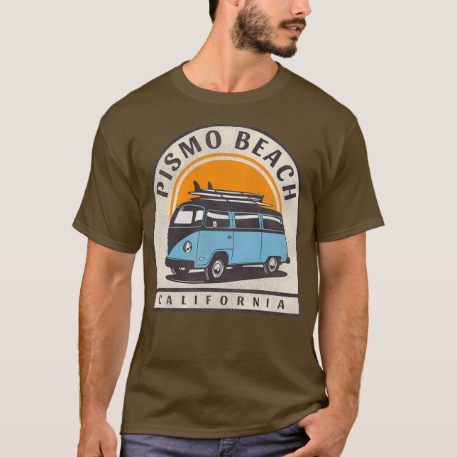 Camiseta Pismo Beach California Pismo Beach, Califórnia (Frente)
