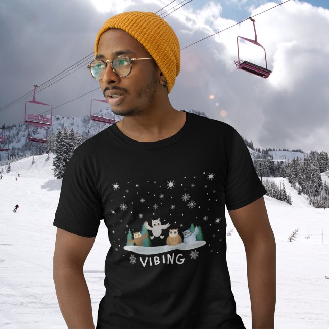Camiseta Pista De Gelo De Inverno Em Vieira De Inverno (Criador carregado)