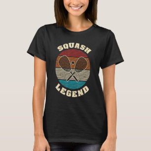 Camiseta Pista de Lente Lixeira do Lixo dos Rackets Retrovi