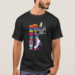 Camiseta Pista De Pista Retroativa Um Presente Rollerbladin