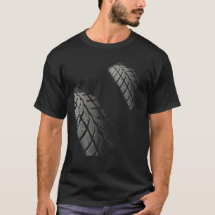 Camiseta Pista de pneu de corrida de sujeira Carro Moto Ski