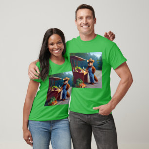 Camiseta Pista de Quadrícula na Estrada