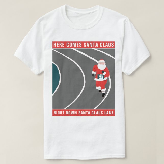 Camiseta Pista e Campo Divertido (Frente do Design)