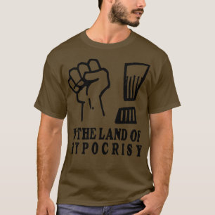 Camiseta Pista no ar na terra da hipocrisia