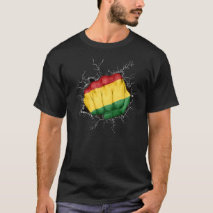Camiseta Pista Pan-Africano UNIA Bandeira Liberdade African