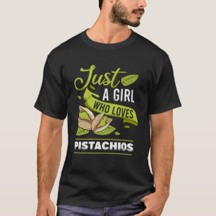 Camiseta Pistachio Day Apenas Uma Rapariga Que Ama Pistácio