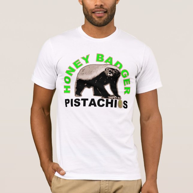 Camiseta pistácios do texugo (Frente)