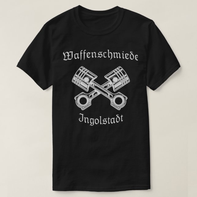 Camiseta Pistão de Waffenschmiede Ingolstadt (Frente do Design)