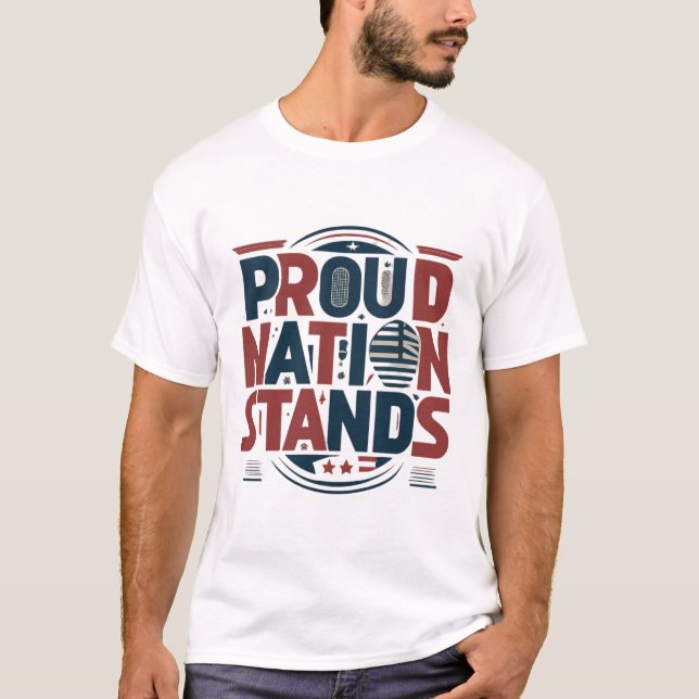 Camiseta Pistas de Nação Orgulhosas (Frente)
