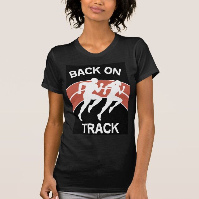 Camiseta Pistas de Via Atlética | Atletas de via | Gestores (Frente)