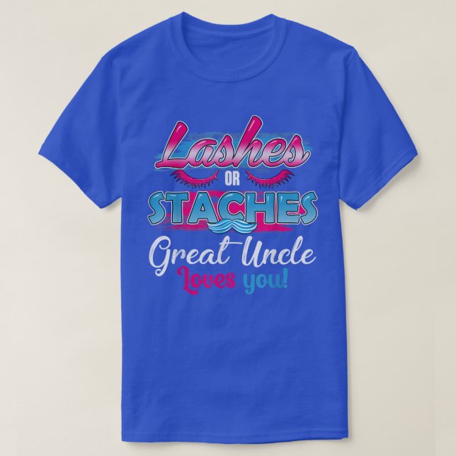 Camiseta Pistas ou Excelentes de Lashes Tio ama Você Melhor (Frente do Design)