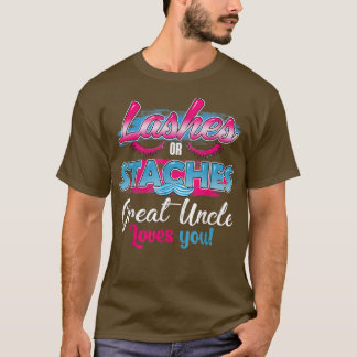 Camiseta Pistas ou Excelentes de Lashes Tio ama Você Melhor