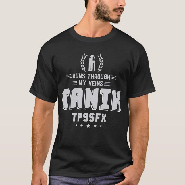 CAMISETA PISTOLA DE CANIK TP95FX (Frente)