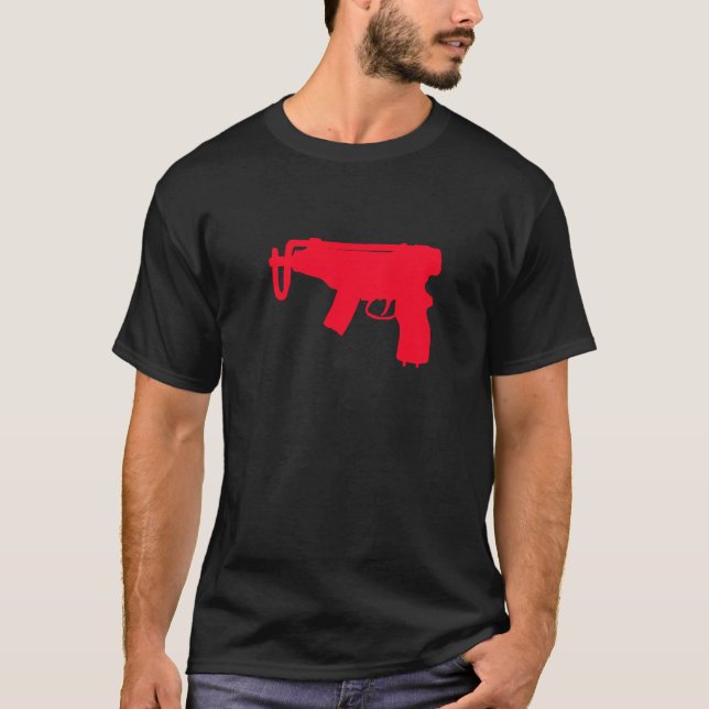 Camiseta Pistola de máquina (Frente)