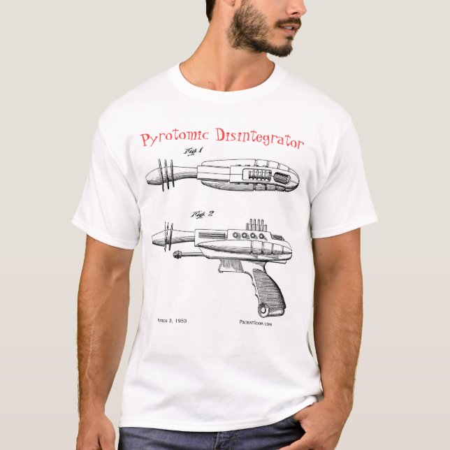 Camiseta Pistola do desintegrador de Pyrotomic (Frente)