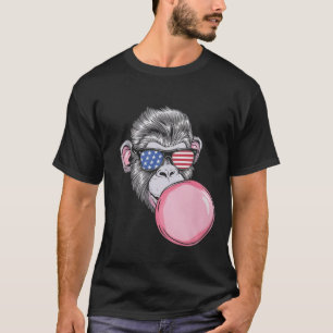 Camiseta Pistola dos EUA Bandeira de Arma Americana 4 de Ju