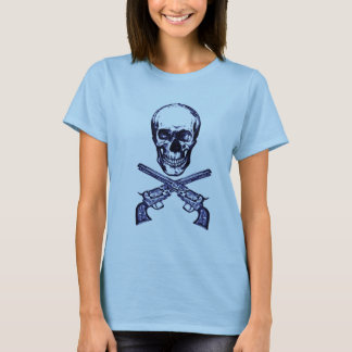Camiseta pistolas do crânio n