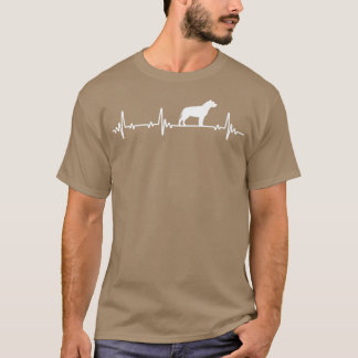 Camiseta Pit Bull Dog Heartbeat Dogs Lovers Men Women Kids