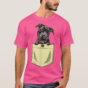 Camiseta Pit Bull Dog In Pocket Pitbull Puppy T Shirt C
