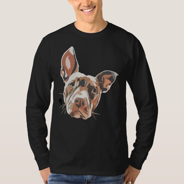 Camiseta Pit Bull Lab Mix Dog (Frente)