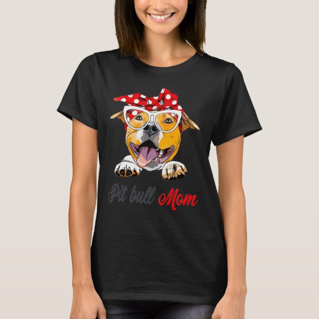 Camiseta Pit Bull Mãe (Frente)