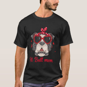 Camiseta Pit Bull Mãe Pit Mama Mulher Cachorro feminino