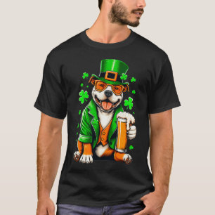 Camiseta Pit Bulls Figurume Santo Paddys Day For Lover Dog