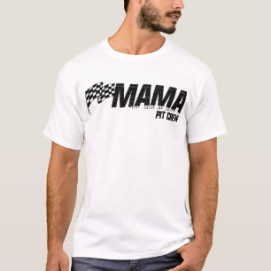 Camiseta Pit Crew Mama Race Birthday Family Racing Mama