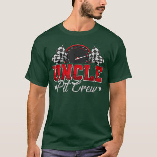 Camiseta Pit Crew Race Racing Uncle Family Birthday Party G