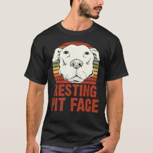 Camiseta Pit Em Descanso Face Americana Pet Dog Lover