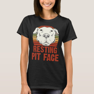 Camiseta Pit Em Descanso Face Americana Pet Dog Lover
