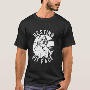 Camiseta Pit Repouso Face Pittie Pitbull Proprietário do Ca