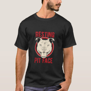 Camiseta Pit Repouso Face Pittie Pitbull Proprietário do Ca