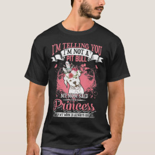 Camiseta Pit Touro Minha Mãe Disse Que Sou Uma Princesa