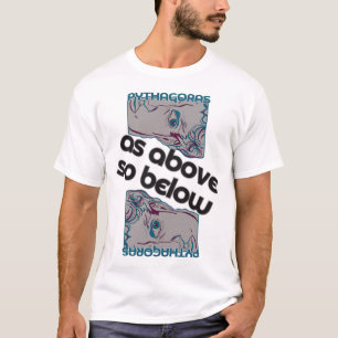 Camiseta Pitágoras Como Acima Assim Abaixo Da Arte