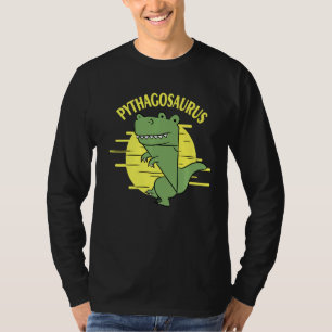 Camiseta Pitagossauro Pitágoras Teorema Estatística Matemát