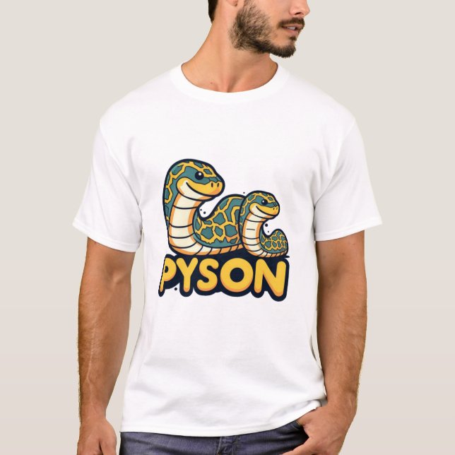 Camiseta Pitão grande e Pitão pequeno (Frente)