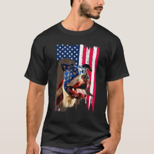 Camiseta Pitbull American Flag 4 De Julho Pitbull Patrioti