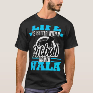 Camiseta Pitbull Chamado Nala Dog Mãe Pai Emergência