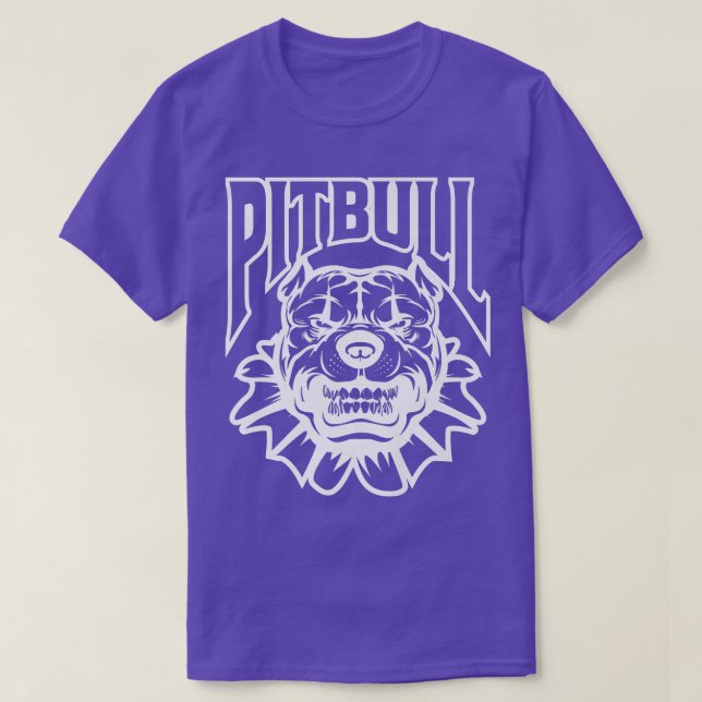 Camiseta Pitbull Clown, Dog Face, Funny Dog Owner, Pet Love (Frente do Design)