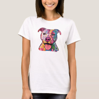 Camiseta Pitbull colorido