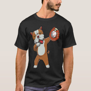 Camiseta Pitbull Dabbing Cão Fofo Pit Bull Dab Rapazes Base