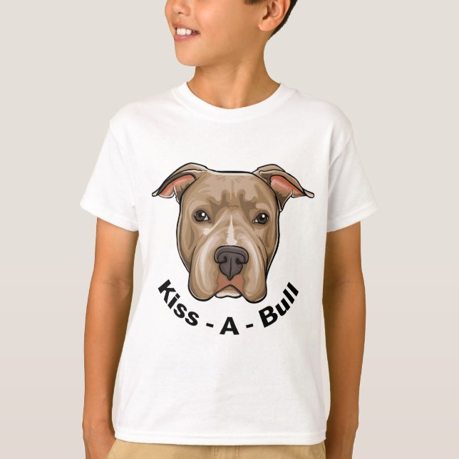 Camiseta Pitbull de Beijo-UM-Bull (Frente)