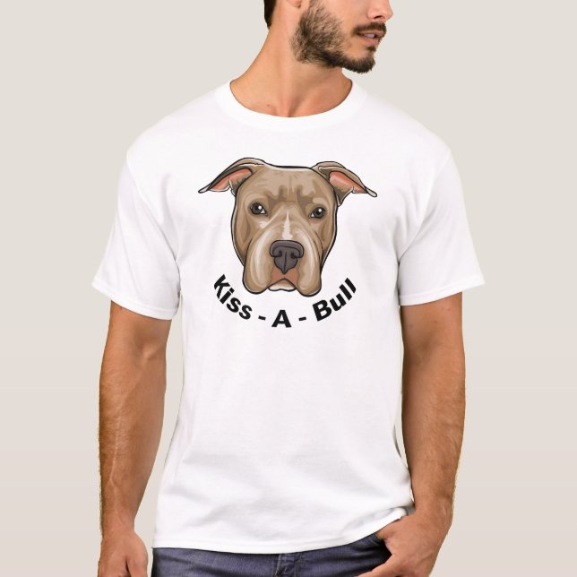 Camiseta Pitbull de Beijo-UM-Bull (Frente)