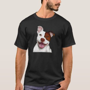 Camiseta Pitbull de sorriso feliz
