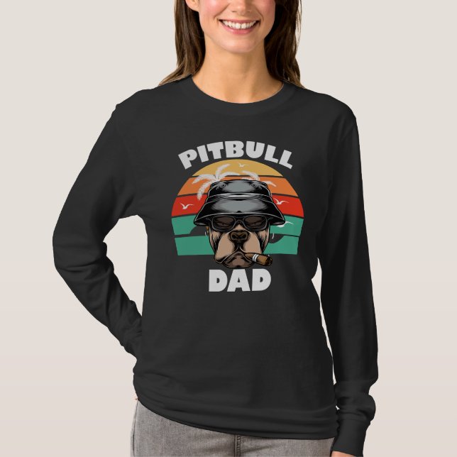 Camiseta Pitbull Engraçado (Frente)