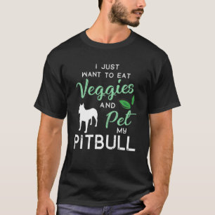 Camiseta Pitbull Engraçado Cachorro Vegan Proprietário do X