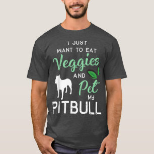 Camiseta Pitbull Engraçado Cachorro Vegan Proprietário do X